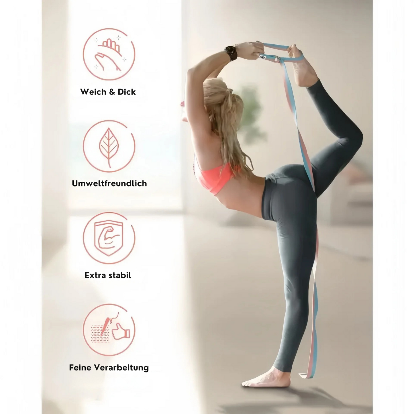 Komplettes 13-teiliges Pilates-Set – für Yoga, Pilates, Stretching und allgemeine Körperstraffung, ideal für Anfänger und Fortgeschrittene.
